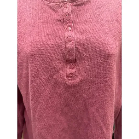 Duluth Trading Men’s L Shirt Long Sleeves Red button Snap work - Picture 5 of 5